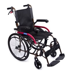 Comfort Plus GK863LAJ-20 Jet Black Transfer Alüminyum Tekerlekli Sandalye - 1