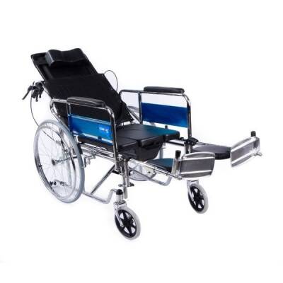 Comfort Plus KY608GC Sırtı Yatar Ayak Kalkar Tuvalet Özellikli Tekerlekli Sandalye - 3