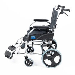 Comfort Plus KY863LABJ-A12 Füme Alüminyum Transfer Özellikli Tekerlekli Sandalye - 2