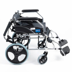 Comfort Plus KY863LABJ-A12 Füme Alüminyum Transfer Özellikli Tekerlekli Sandalye - 5