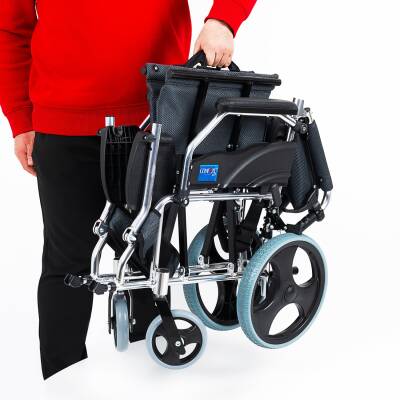 Comfort Plus KY863LABJ-A12 Füme Alüminyum Transfer Özellikli Tekerlekli Sandalye - 8