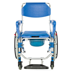 Römer R403 Mavi Büyük Tekerlekli Banyo Tuvalet Sandalyesi - 5