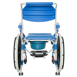 Römer R403 Mavi Büyük Tekerlekli Banyo Tuvalet Sandalyesi - 7