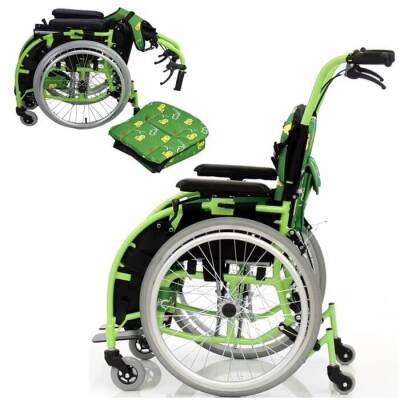 W983 Pediatrik Çocuk Tekerlekli Sandalyesi - 2