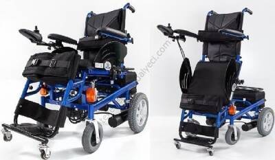 Wollex W129 Ayağa Kaldıran Akülü Tekerlekli Sandalye - 2